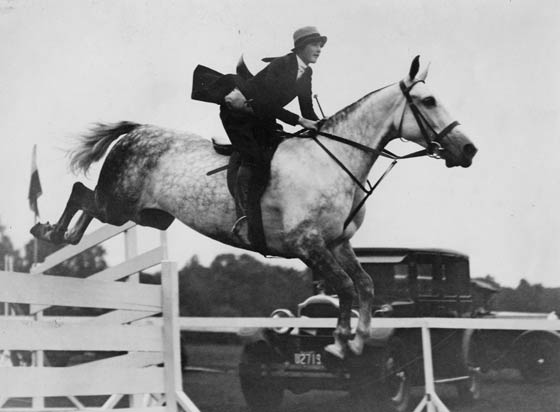 Aline Rhonie, Jumping Competition, Date Unknown (Source: Roberts)